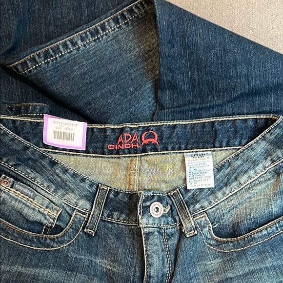 New Cinch Blue bootcut Leg Jeans Classic Style - Picture 7 of 8